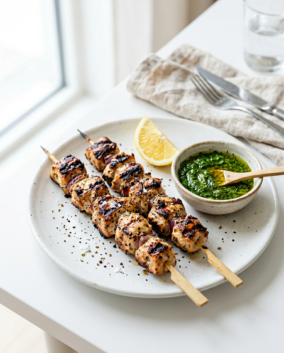 Chicken Skewer Plate