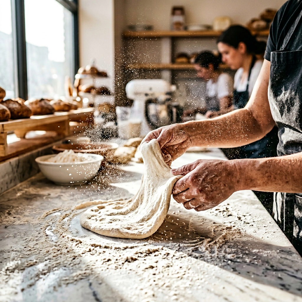 Pita making